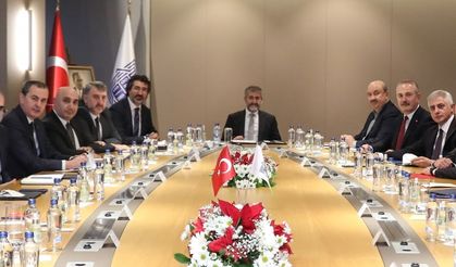 Maliye Bakanı Dr. Nureddin Nebati bankacılarla bir araya geldi