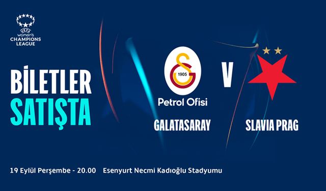 Galatasaray Petrol Ofisi - Slavia Praha Biletleri Burda!