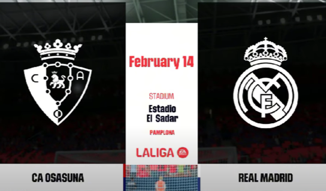 Osasuna ve Real Madrid 1-1 Berabere Kaldı