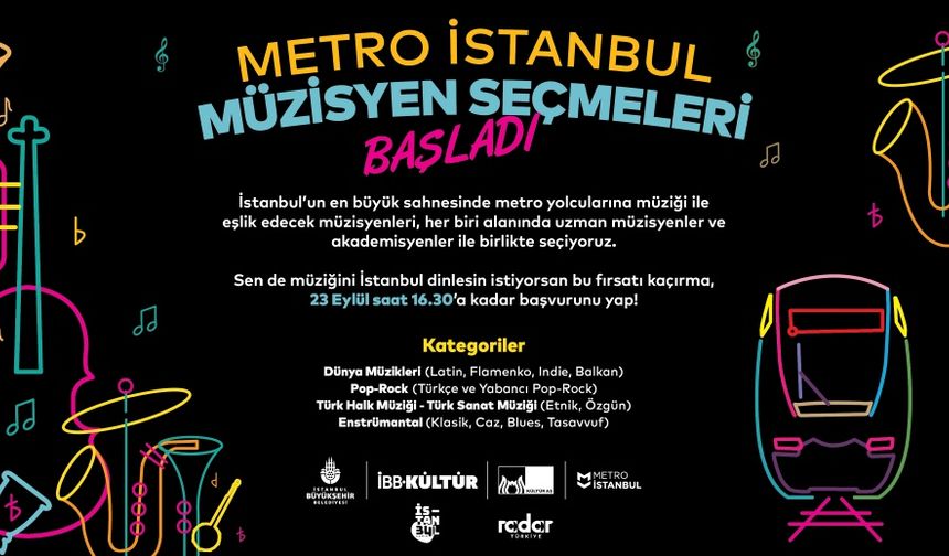 İstanbul’un Metrosu, müzisyenlerini yeniden seçiyor!