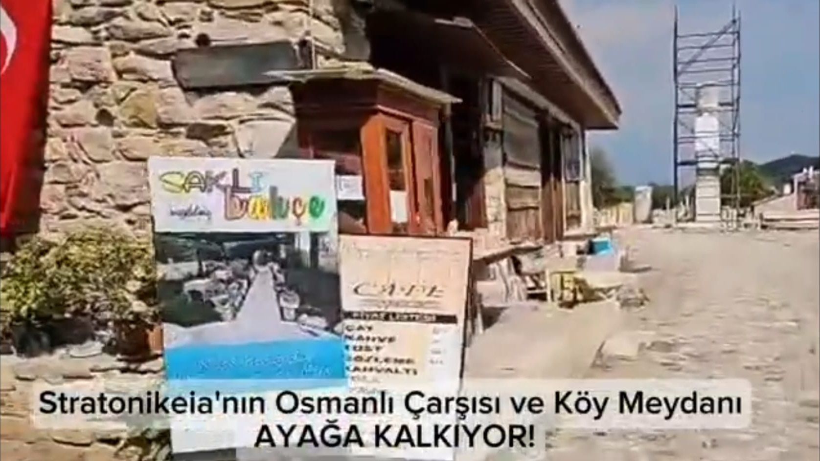 Stratonikeia'da Osmanlı Köy Meydanı Yeniden Canlanıyor!