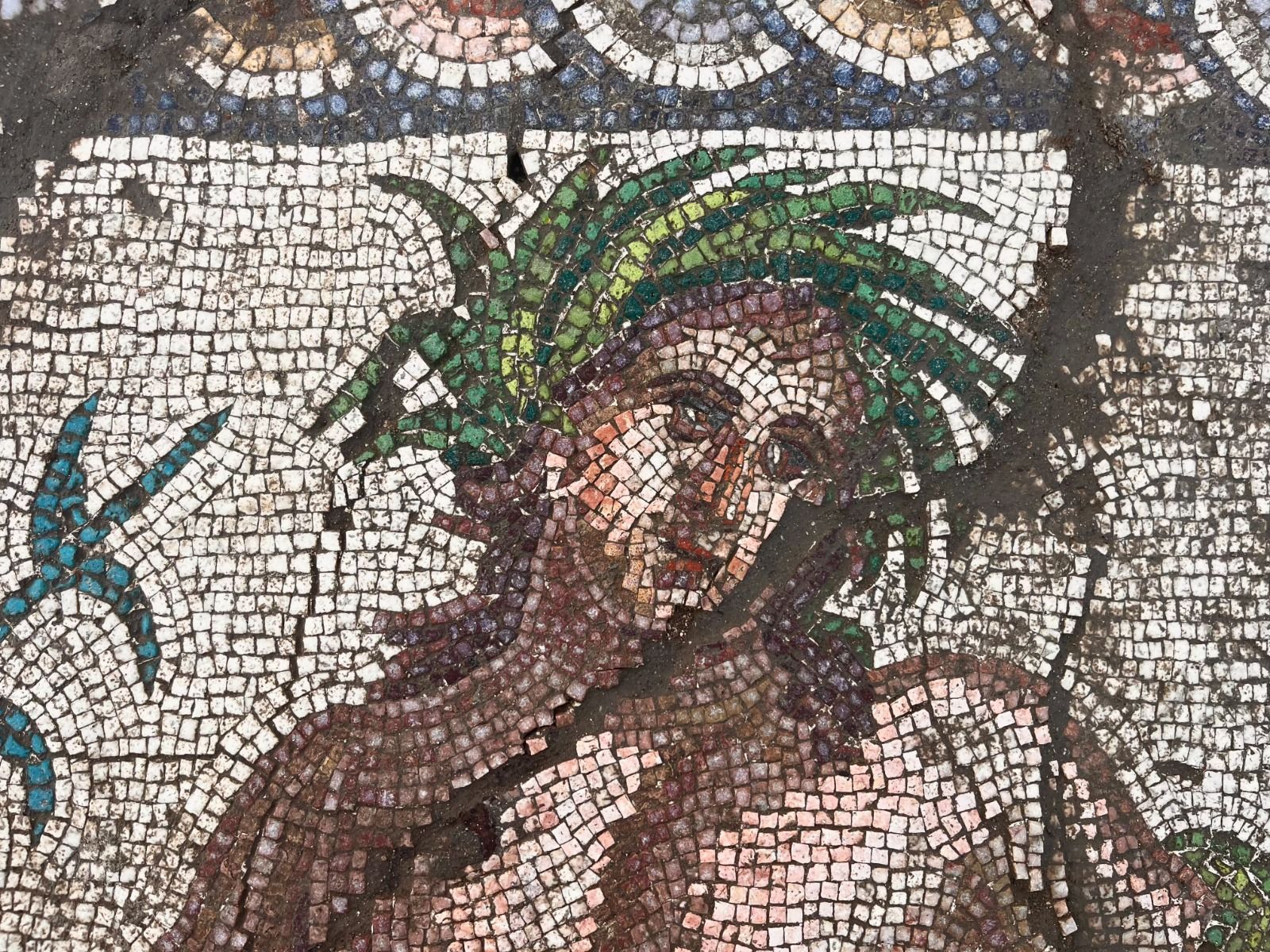 Aspendos'ta Nadir Bir Nehir Tanrısı Betimlemesi Çıkarıldı